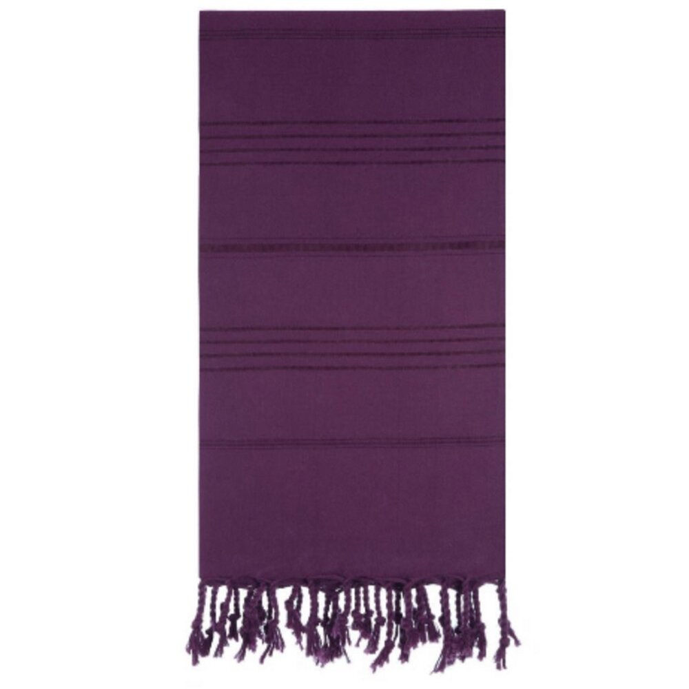 4 Dark Purple Beach Bath Towels - 100% Turkish Cotton - Citizens of the Beach